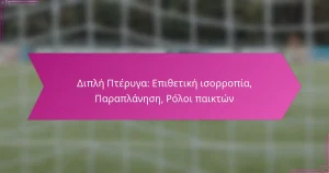 Διπλή Πτέρυγα: Επιθετική ισορροπία, Παραπλάνηση, Ρόλοι παικτών