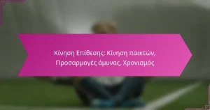 Κίνηση Επίθεσης: Κίνηση παικτών, Προσαρμογές άμυνας, Χρονισμός